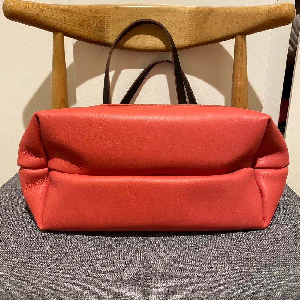 NEW Portland Leather Goods Medium Zip Tote and Utility Bag Bundle in Tulip π·π· - Picture 3 of 13